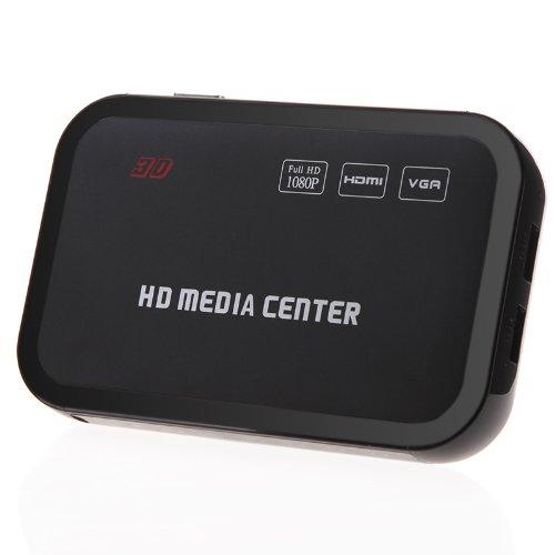 TOP 1080P Media Player Center RM/RMVB/AVI/MPEG Multi Media Video Player with HDMI YPbPr VGA AV USB SD/MMC Port Remote Control