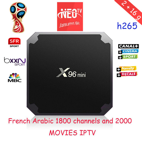 French Arabic Spanish Neotv IPTV subscription Neopro 1800 channel 2000 movie for fire tv stick apply world cup 2018 x96 mini