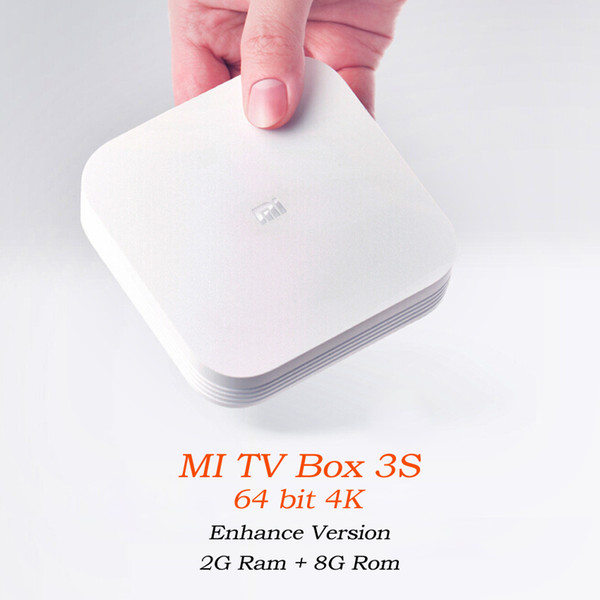 Wholesale- 2016 Original Xiaomi Mi HDD Media Player Android MiBox 3 Pro 3S Smart TV Box 4K HD Miorring 2.4G 5G Wi-Fi Wireless DLNA Motion