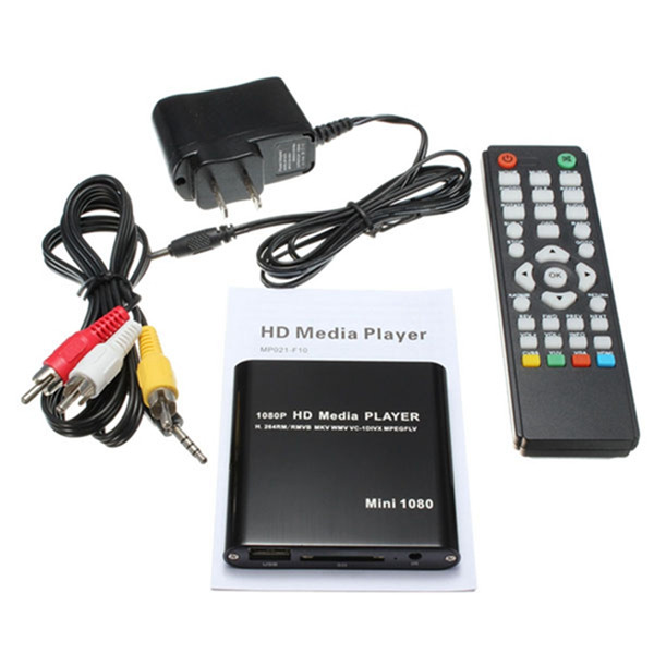 Multi Media Player 1080P USB SD MMC HD MKV AV HDMI Video Audio Digital MKV/H.264/RMVB Full HD With HOST USB Card Reader