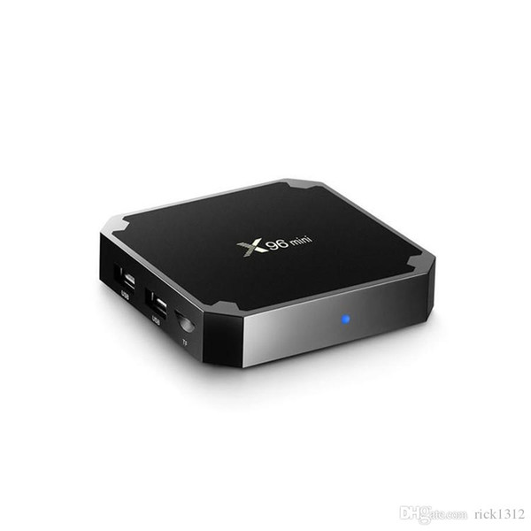 EUB X96 Mini S905W Android TV Box 2GB 16GB Quad Core 100M Lan 2.4G WiFi 4K Android 7.1 Cradle