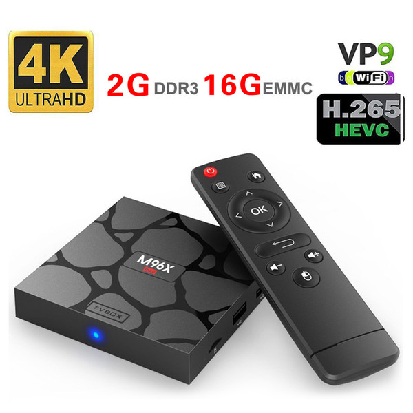 M96X MINI TV BOX Amlogic S905X Network Set Top Box 2G + 16G Dual Band + Bluetooth