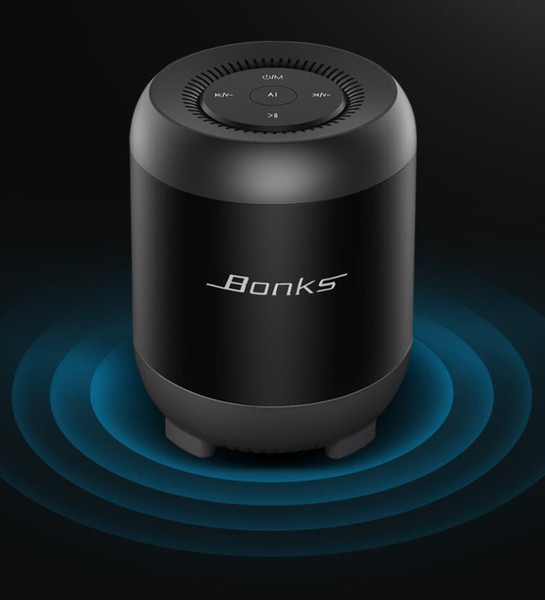 New Wireless Bluetooth speaker with built-in bass enhancement diaphragm HiFi sound support TF USB 2000 mAh