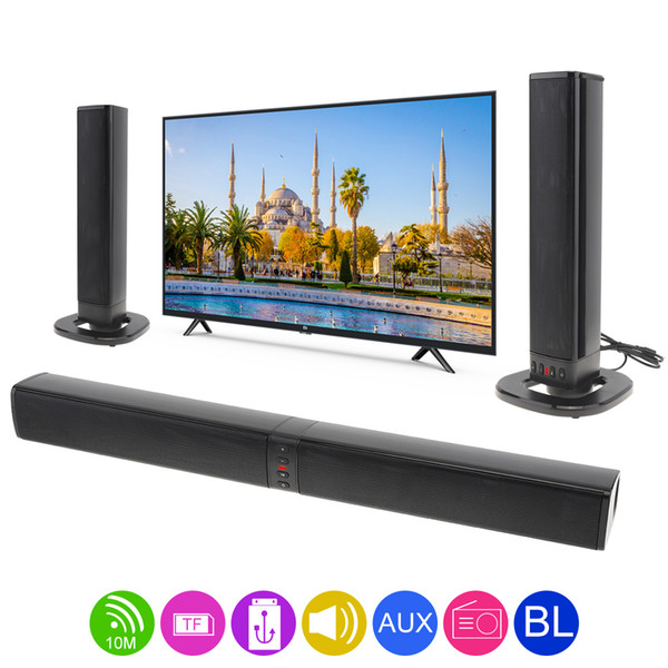 BS-36 Home Theater Multifunctional Bluetooth Soundbars Speaker with 4 Full Range Horns and 3D Stereo Surround Sound SSB_00H