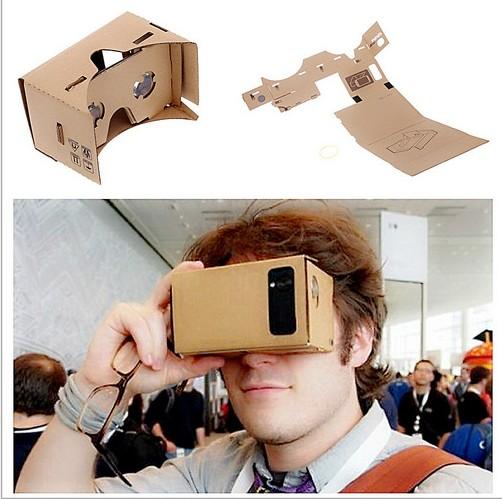 DIY Google Cardboard VR Virtual Reality 3D Glasses for Iphone 6 6S plus Samsung S6 edge S5 Nexus 6 Android