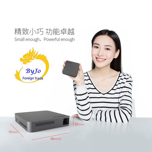 Original UNIC S5 Mobile Projector S5 Mini Pocket Home Movie Projector Beamer Battery