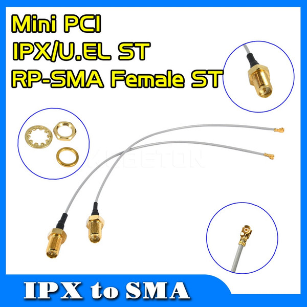 Pigtail Wifi Cable IPX/u.fl to RP-SMA Jack female Pin Connector Antenna cable for PCI Wifi Card wireless Router