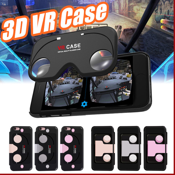 2018 Cheap VR Case 3D Glasses Phone Case for iPhone 6 Plus Cases 4.7 5.5 inches Virtual Reality 3d Glasses Case