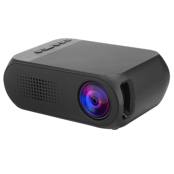 Mini LED 1080P HD Projector 400-600 Lumens 320 x 240 Pixels Video Theater Media Player Cinema YG-320 Portable LCD Projector