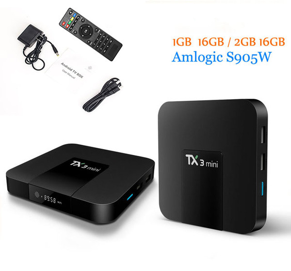 TX3 Mini Android TV Boxes Android7.1 Amlogic S905W Quad Core 4K WiFi Media Player TV Box better than T95 S905X TV Box