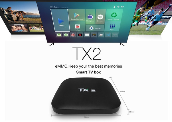 1GB RAM TX2 R2 16GB android tv box Android 6.0 RK3229 WiFi Bluetooth Media Player Support HDMI LAN USB cheape Smart TV Box