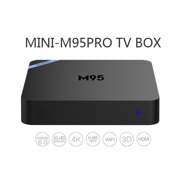 Mini M95 Pro S905X Android 6.0 Streaming Media Player 2GB + 8G Quad Core Android TV Box