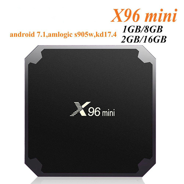 [Genuine] X96 MINI Android 7.1 TV box Amlogic S905W Quad Core 1GB/8GB 2GB/16GB TV Boxes Smart TV