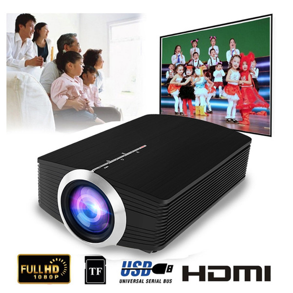 YG500 Mini Projector 1080P theater 5.1 Portable 1800Lumen LED Projector Cinema USB HDMI 3D Beamer Bass Speaker Projec