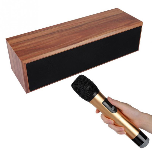 TV Computer Bluetooth Speaker Theater with Wireless Microphone US EU Plug Optional