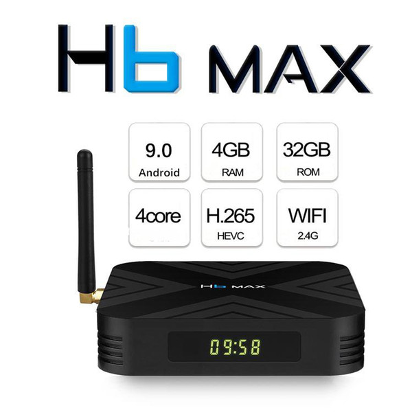 2019 Hottest H6 MAX 4GB 32GB Android 9.0 TV Box Support 6K 4K IPTV Media Player PK X96 MINI H96 MAX