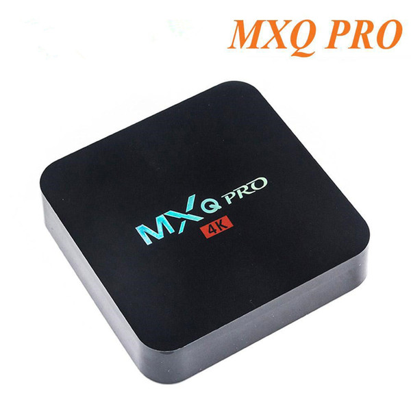 MX2 MXQ PRO Quad Core Amlgoic S905W Android 7.1 TV BOX With Customized KD 17.4 TV Box 4K Media Player