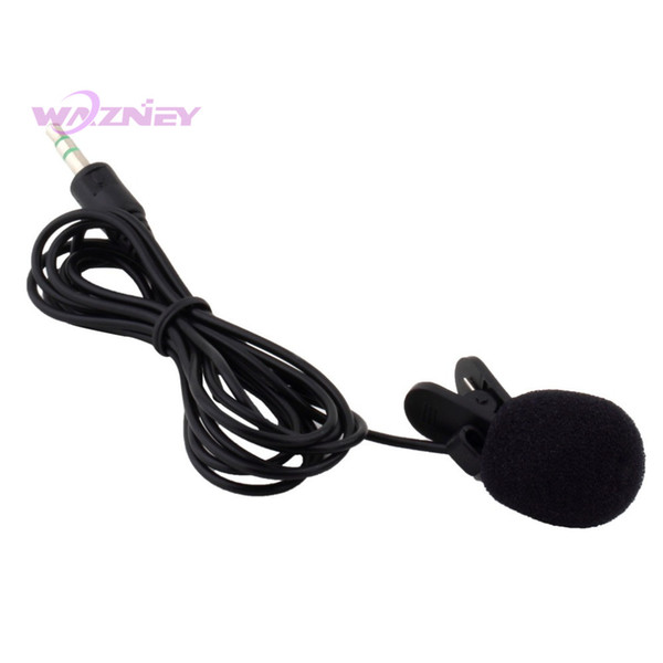 200Pcs/lot * Portable Mini 3.5mm Tie Lapel Lavalier Clip On Microphone for Lectures Teaching 30Hz~15000Hz