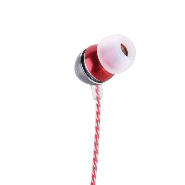 Earphone Noise Isolating Headphone Wired 3.5mm In-Ear Stereo Headphset Piston Earbuds Universal For Phone Samsung Mp3