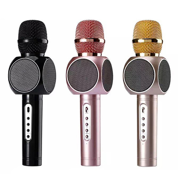 E103 Gift Bluetooth Karaoke Microphone Wireless Professional Player speaker KTV With Carring Case For Iphone Android