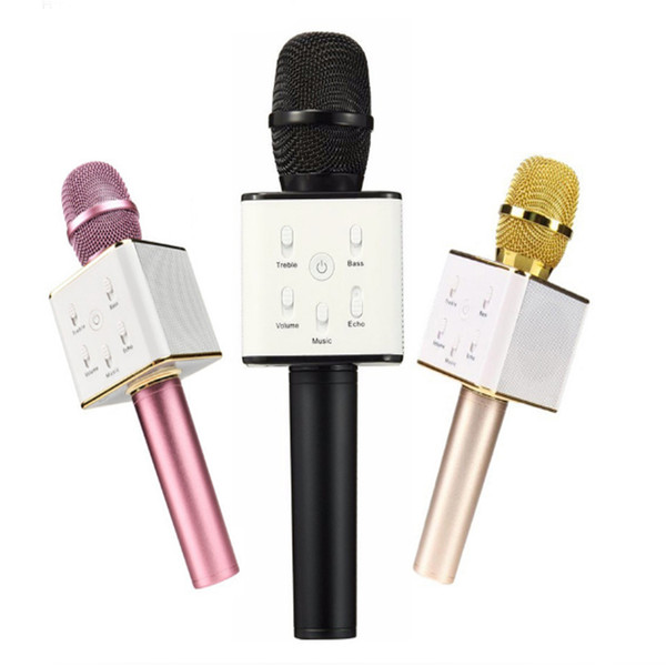 Portable Wireless Karaoke Microphone,Mini Handheld Cellphone Karaoke Built-in Bluetooth Speaker,Karaoke MIC Machine for for iPhone Android