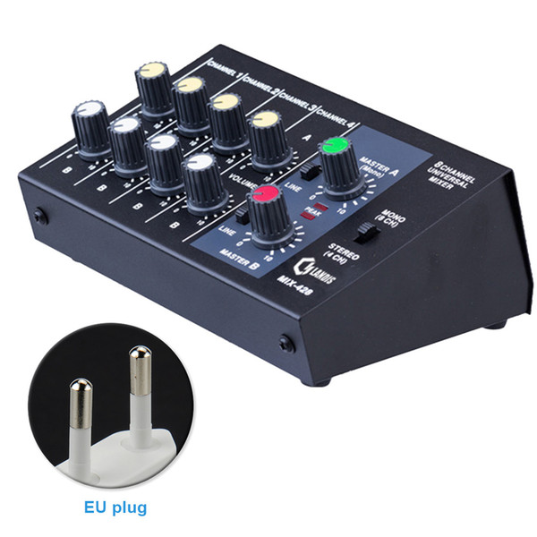 Digital Panel Microphone Mixing Console 8 Channel Sound Karaoke Stereo Adjusting Universal Mixer