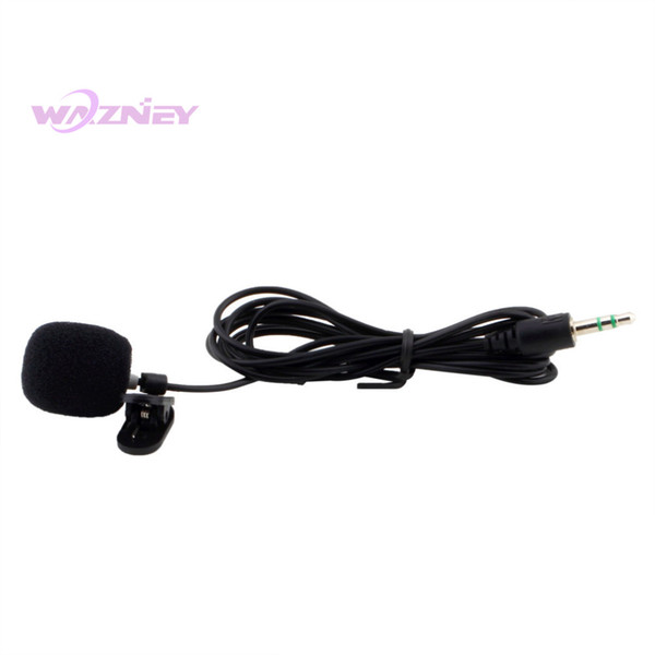 2000Pcs/lot * Portable Mini 3.5mm Tie Lapel Lavalier Clip On Microphone for Lectures Teaching 30Hz~15000Hz