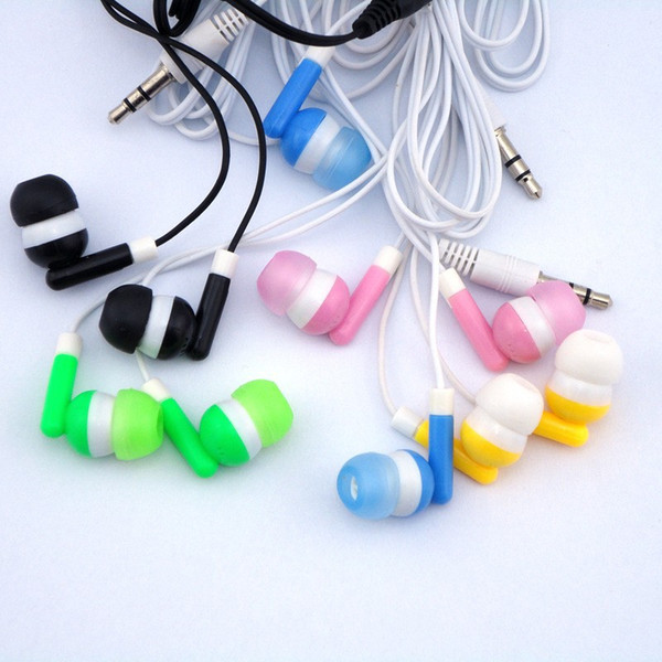 2000pcs Free shipping wholesale New 3.5mm Headphone Earbud Earphone Headphone for PC Laptop MP3 MP4