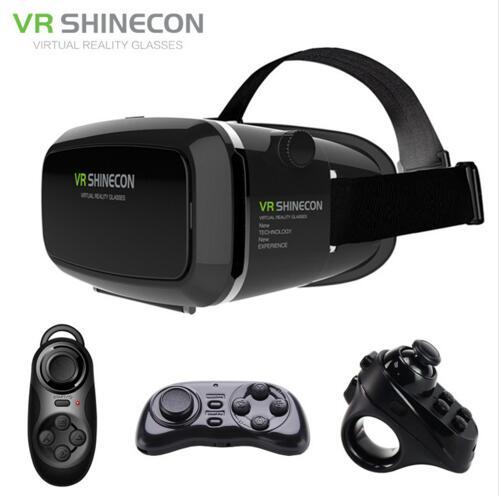 VR Shinecon Virtual Reality 3D Glasses Helmet VR Box Cardboard for 4.7-6