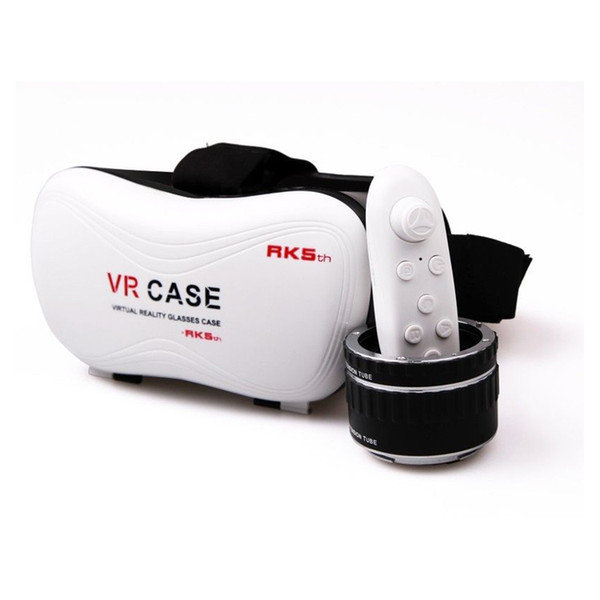 VR Case RK5th 5.0 Version Virtual Reality Glasses 3D Video Movies Games for 3.5-6 inch Smart Phone