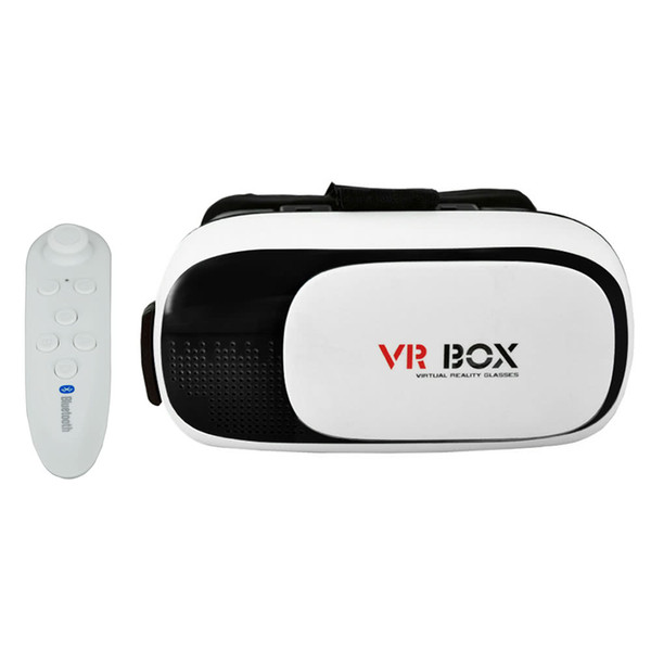 Headset Bluetooth 3.0 Remote control Universal VR Box Virtual Reality 3D VR Glasses Game Movie 3D Glass iPhone Android Mobile Movie