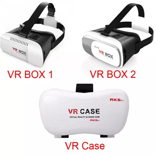 Head Mount Plastic VR BOX Version 3D Virtual Reality Glasses Rift Google Cardboard 3D Movie for 3.5