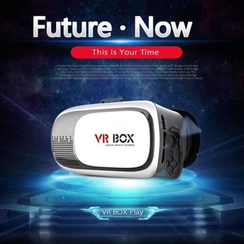 3D VR Box 2nd Virtual Reality Glasses Cardboard Movie Game for Smartphone 3.5 inch ~ 6 inch New