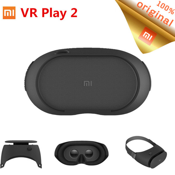 Original Xiaomi VR Play 2 Virtual Reality 3D Glasses Headset Xiaomi Mi VR Play2 for 4.7-5.5 Smart Phone 1080P 1pc/lot