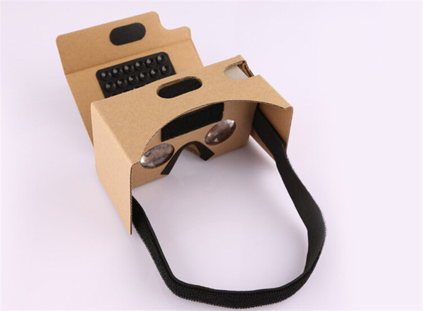 Wholesale DIY Google Cardboard VR 2.0 Virtual Reality 3D Glasses Storm Mirror DIY Kit For iPhone Samsung Support Custom Logo