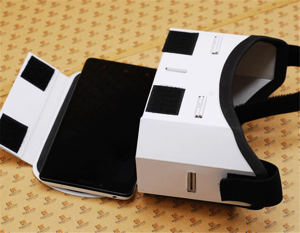 V2.0 Light Castle Google Cardboard Style Virtual Reality VR BOX Glasses For 3.5 - 6.0 Inch Smartphone Glass For iPhone Xiaomi