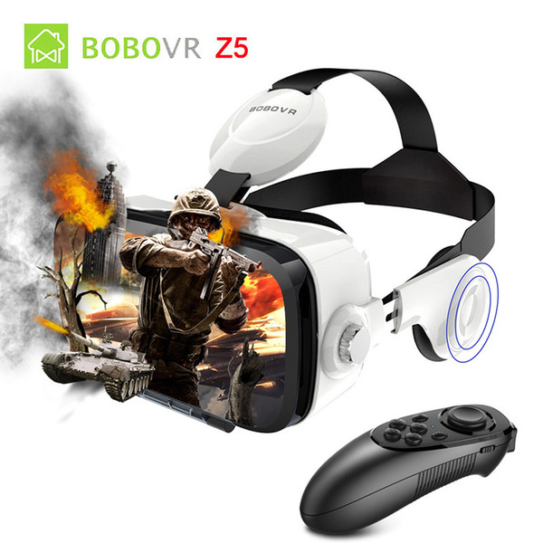 xiaozhai BOBO VR Z4 Glasses with Bluetooth Remote Google Cardboard Box Pro for Iphone Android Smartphone 2017 Biocular Immersive