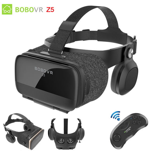 Original BOBOVR Z5 VR Glasses 3D Virtual Reality Cardboard Helmet Box for Iphone Android Smartphone with vr Remote Controller