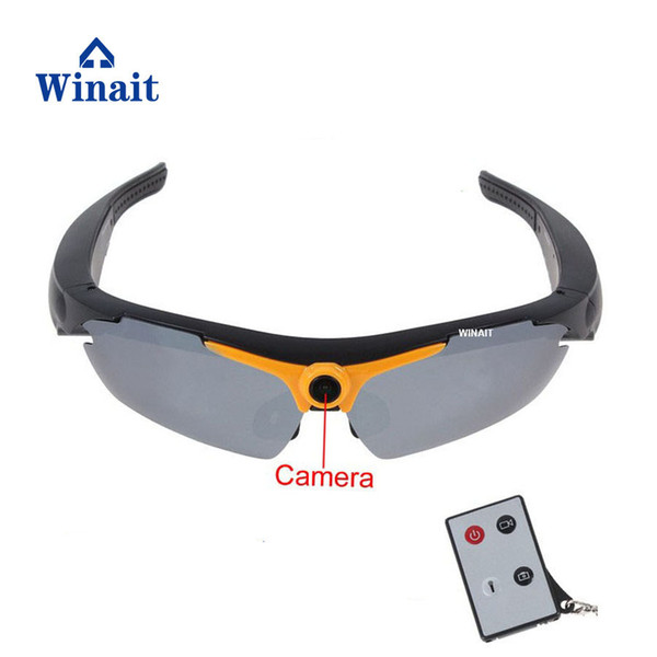 Winait 720P 5.0MP Glasses Support Camera Video Remote Controller 170 Degree Wide-Angle Smart Electronics Sunglasses