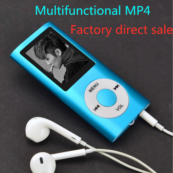 Hot style ultra-thin fourth-generation MP4 video play ultra-thin fourth-generation walkman MP4 manufacturers direct plug card MP4 player