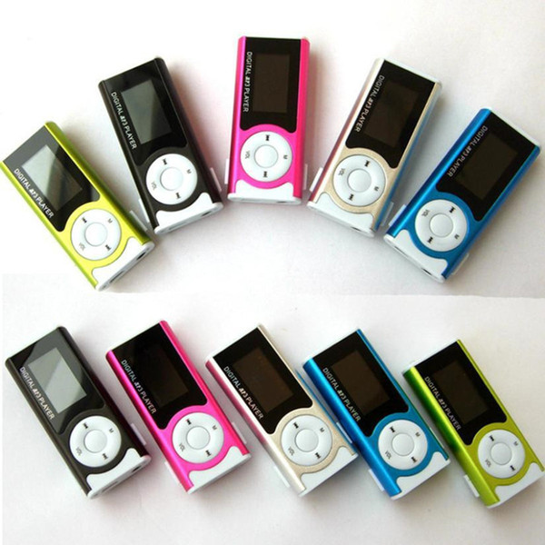 EUB Mini Mp3 Player With LCD Screen Built in Speaker Music Support 2GB 4GB 8GB 16GB 32GB TF card MP3 player