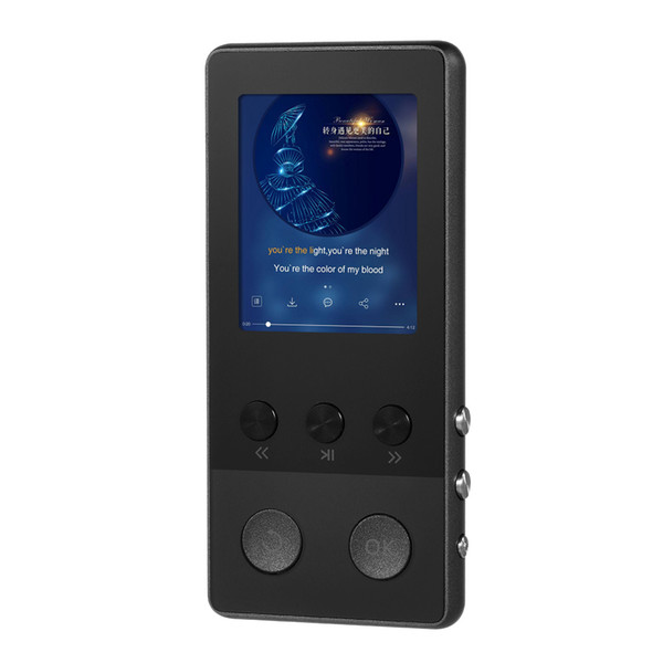 A5 Plus 8GB Digital Player HiFi Metal Music MP3 Player Audio &Video Player FM Radio Voice Recording TF Card 1.8 Screen