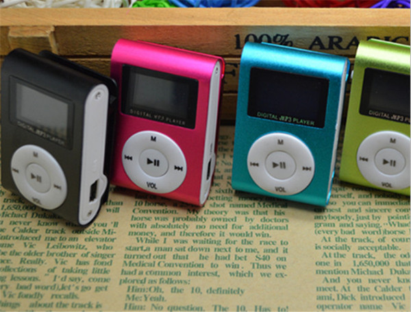 Mini Clip Mp3 Music Player With LCD Screen Portable Digital