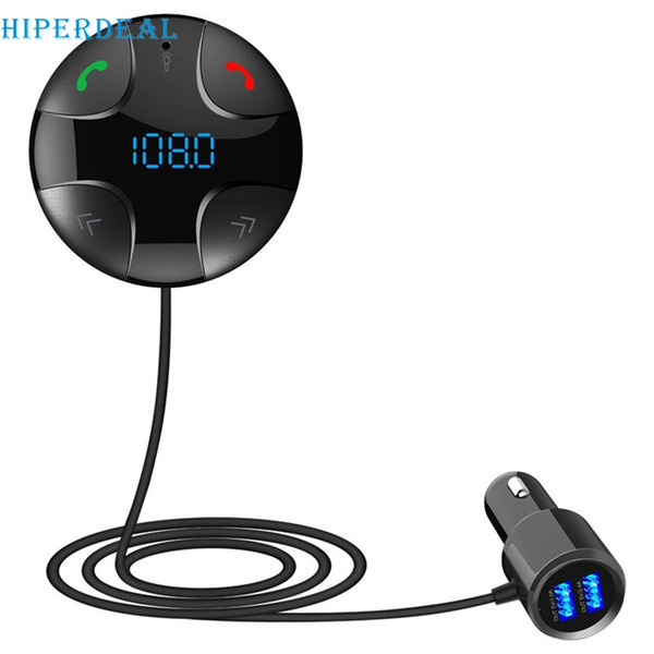 Car Kit Wireless Bluetooth FM Transmitter MP3 Player USB LCD Remote Handsfree Support U Disk TF High Quality Player #E03