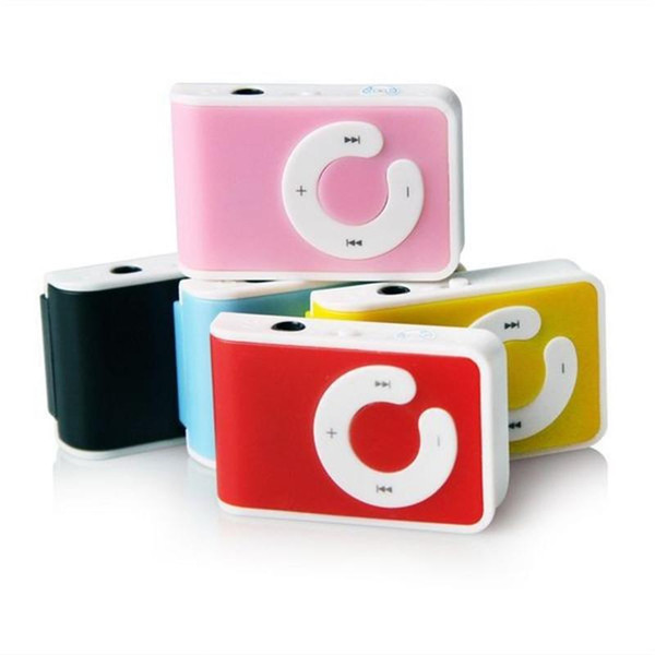 Christmas Gift New Mini Clip USB Mp3 Player with Card Slot Support Micro TF Card Without Retail Box 4 Model Style