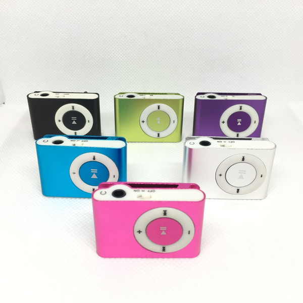 DHL Free Mini Clip MP3 Player without Screen support Micro SD TF Card Sport Style Portable MP3 Music Players