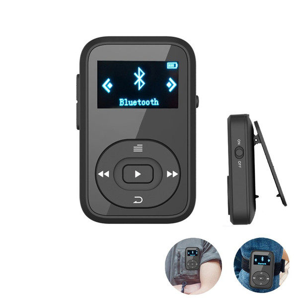 Original Mini Clip Bluetooth MP3 Player 8GB for Running Sport Folder View HIFI Sound Playback MP3 Music Player + Free Armband