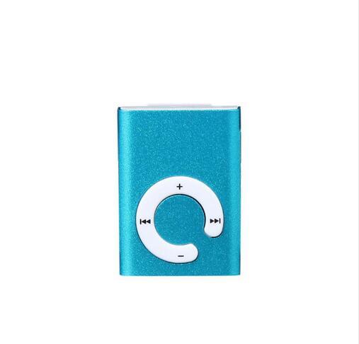 Factory price USB Mini music metal support 32GB clip MP3 micro TF/SD card slot with FM radio player