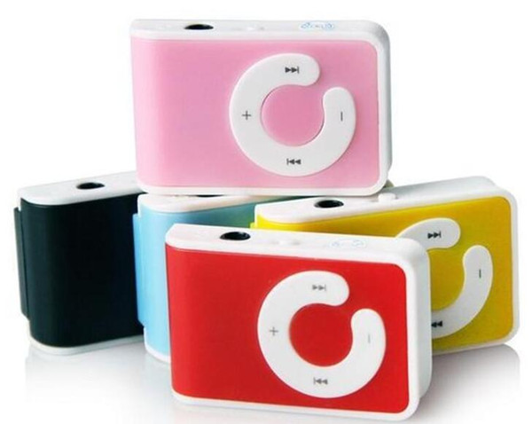 Christmas Gift New Mini Clip USB Mp3 Player with Card Slot Support Micro TF Card Without Retail Box 4 Model Style