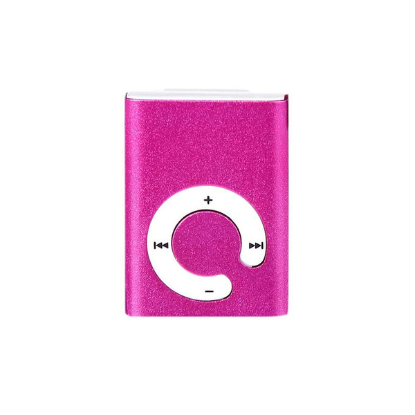 Factory price USB Mini music metal support 32GB clip MP3 micro TF/SD card slot with FM radio player